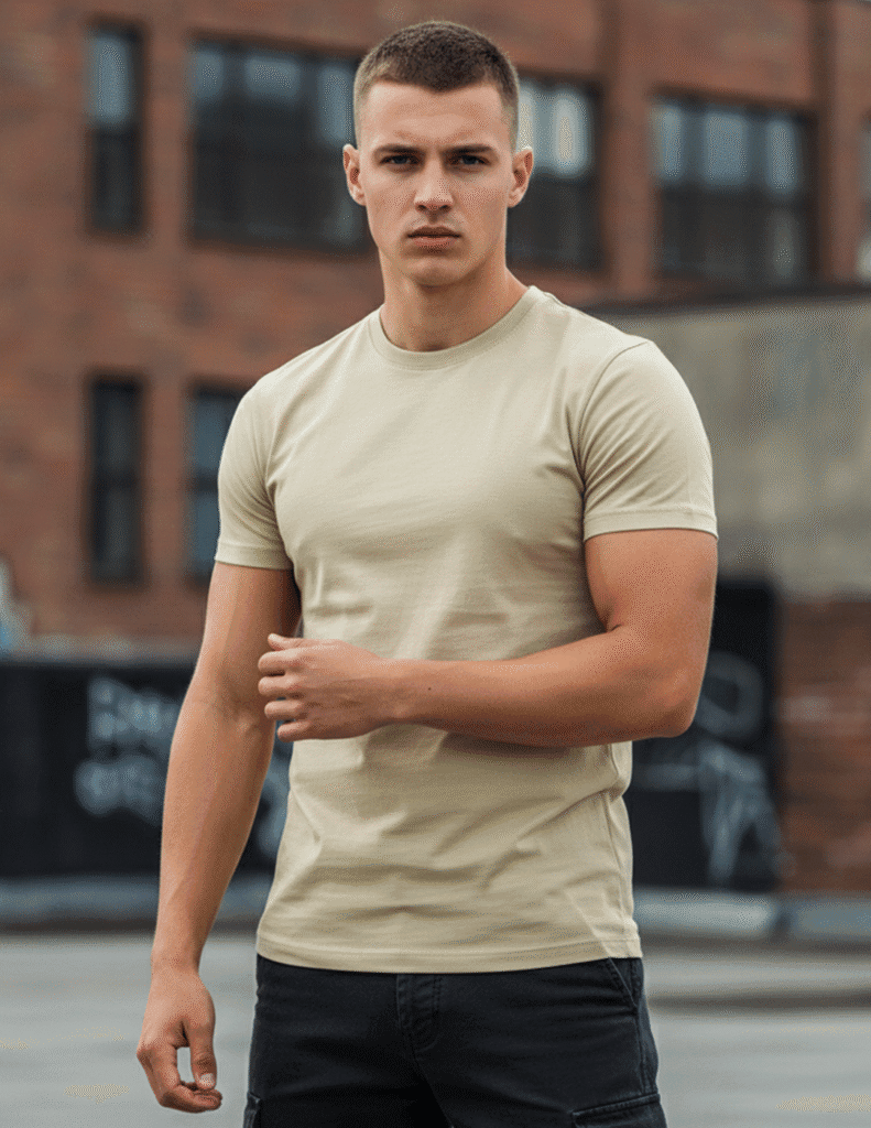 Dune Essential Men's Regular Fit Casual T-Shirt for Daily Wear - front