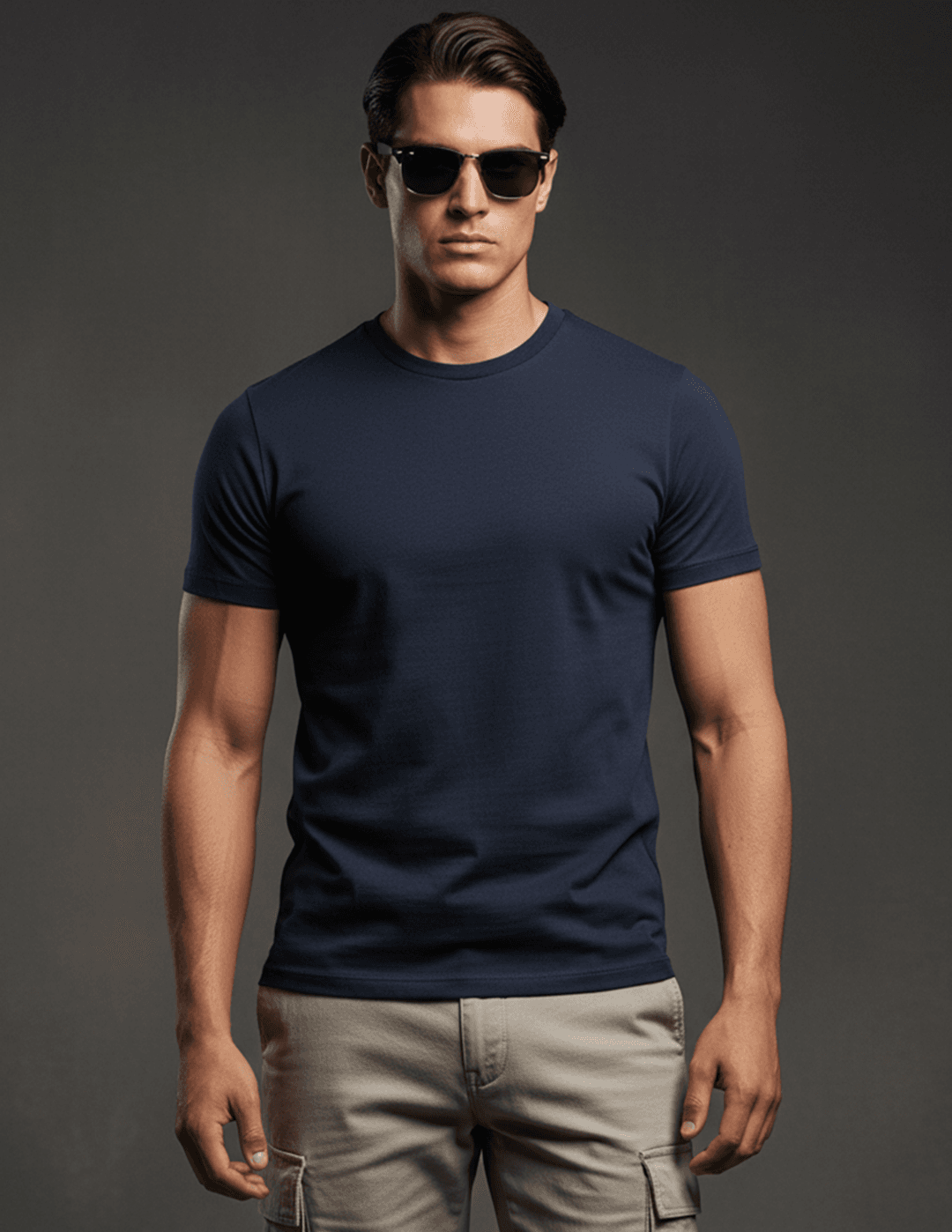 Anchor Classic Men's Everyday T-Shirt Regular Fit Casual Cotton T-Shirt - front