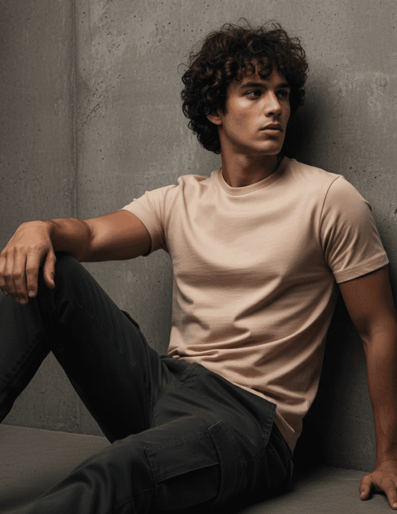 Nectar Essential Men's Breezy T-Shirt Lightweight Summer Casual Wear - sitting