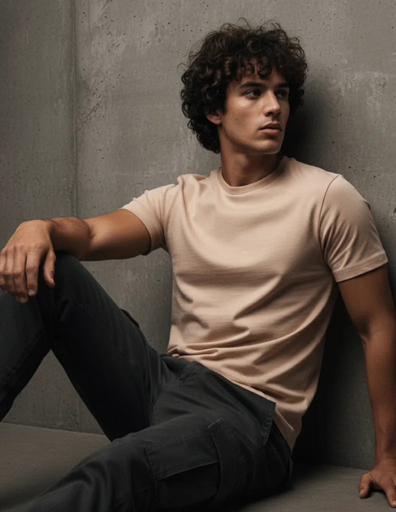 Nectar Essential Men's Breezy T-Shirt Lightweight Summer Casual Wear - sitting
